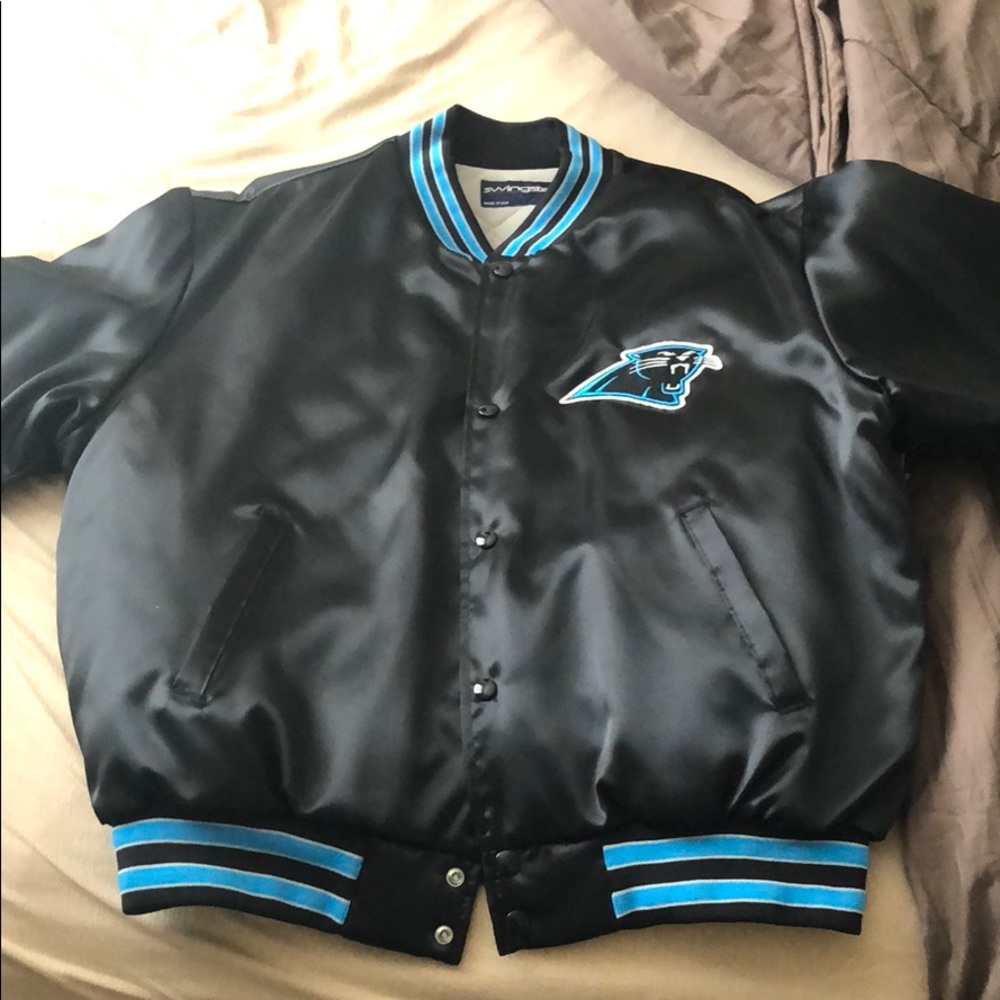 Retro Carolina Panthers bomber jacket